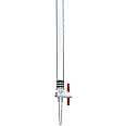 AANIJ® Acrylic Graduated Burette with PTFE Stopcock, 50 ml, 0.10 ml Graduation (Pack of 1)