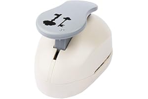 IDEEN MIT HERZ Perforatrice à Levier Grande, Clés, Taille de Motif: 6,5 cm x 4,9 cm, JUMBO Craft Punch pour Scrapbooking, Bricolages de Papier
