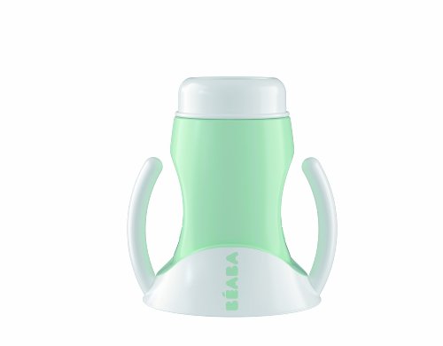Beaba Ellipse Evoluclip 2-in-1 Straw Training Cup (Pastel Blue/ Pastel Pink)