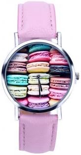 Design Friends Ladies 'Women's Fashion Party Jewelry Jewelry Bangle Bracelet Watch Wristwatch Women's Watch Accessories Donuts Pink