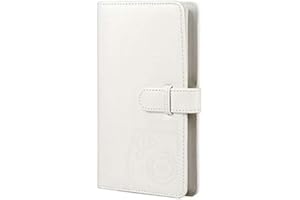 Berfea Álbum de fotos con 96 bolsillos para película de 3 pulgadas compatible con FujiFilm Instax Mini 99 12 11 8 8+ 9 7s 25 50 90,Snap/Zip/Z2300/PIC-300 Instant Camera