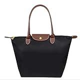 picard tasche schwarz nylon Shopper Wasserdichte Damen: Nylon außen + Polyester innen + PU Ledergriff