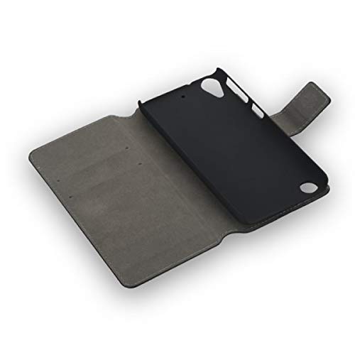 Preisvergleich Produktbild BookStyle Tasche Vertikal mit Halterung für HTC Desire 530 - Schwarz