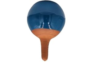 Ollas Lutton Mini Olla Terre Cuite à Planter 25cl | Arrosage Automatique et Ecologique pour Plante d'Intérieur et d'Extérieur | Système d'Irrigation Naturel | Autonomie 2 Jours | OYA Bleu Ciel