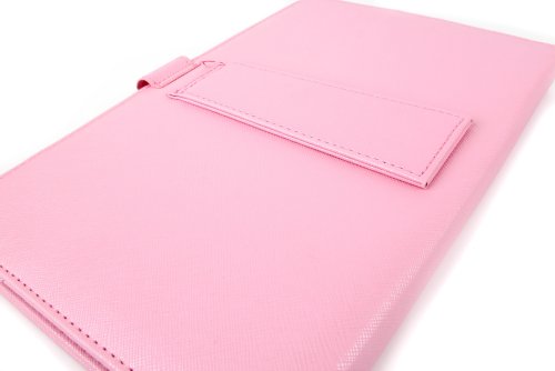 Rosa Deutsche Tablet-Tastatur und Premium-Schutzhülle für TREKSTOR Tablets (SurfTab duo W1 Volks-Tablet, SurfTab wintron, Xiron, Breeze und Ventos) - 7