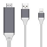 [Fácil de usar, plug y play] : Advanced Edition es fácil de usar, sin necesidad de conexión WiFi , no es necesario instalar ningún software de controlador, no necesita red celular , conectar directamente el cable a la conexión de HDTV, puede lograr la transmisión de video. Podrás ver con una resolución de hasta 1080p en un televisor, proyector o pantalla compatible con HDMI