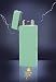 Produktbild Tesla-Lighter T04 | Slimline Lichtbogen Feuerzeug, Plasma Single-Arc, elektronisch wiederaufladbar, aufladbar mit Strom per USB, ohne Gas und Benzin, mit Ladekabel, in edler Geschenkverpackung, Mint