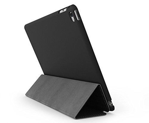 Khomo iPad Mini 4 Hülle Case Schwarzes Kohlefaser Gehäuse mit doppelten Schutz ultra dünn und leicht, Smart Cover – Carbon Fiber - 5
