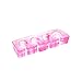 SZTARA Reusable Girls Toe Separator Chic Round Shape Silicone Manicure Pedicure Nail Art Care Tool Pink