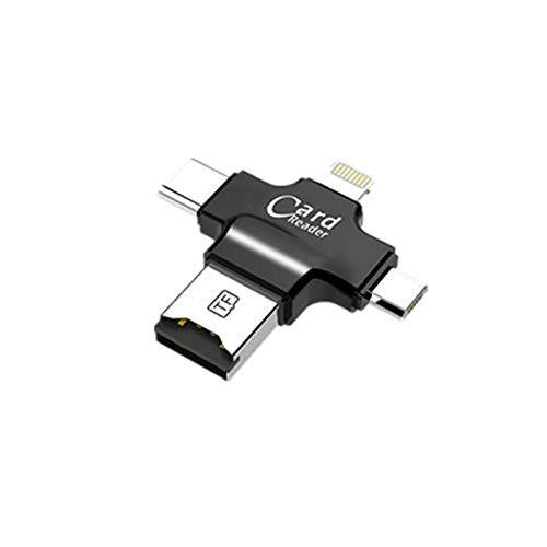 feitex Usb Card Reader 4 in 1 Type-c/Lightning/Micro USB/USB 2.0 adapter Memory Card for iphon RS.2150 (31.00% Off) - Amazon
