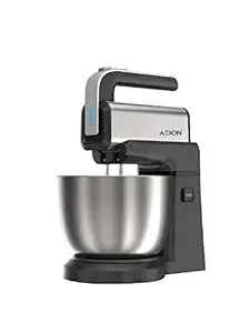 AMION Plastic 2 in 1 Hand and Table Top Stand Mixer Combo (400W, Black)