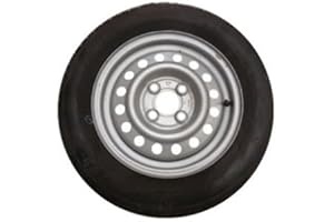 HOMOS MAXTER Roue Remorque 155/70x13-4 Trous 100 mm | Déport 30 mm