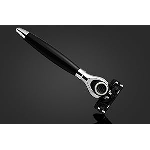 Dorco PACE 5 Pro Manual Razor System for Men: Four-Blade Shaving Technology, 8 Blades - Image 4