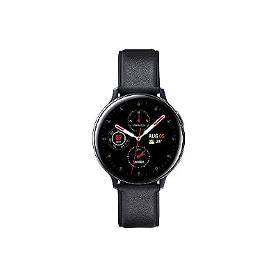 Samsung - Montre Galaxy Watch Active 2 - Acier 44 mm - Noir Diamant - Version Française