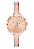 Michael Kors Damen-Armbanduhr Analog Quarz One Size, rosé, rosé