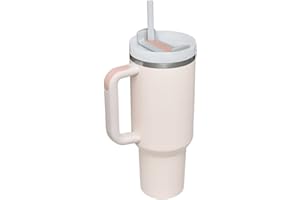 Besot 40oz Adventure quencher tumbler avec poignée et paille MOQ tasse de voyage sans bpa en acier inoxydable 304 (Rose powder)