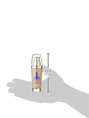 L’Oréal Paris Foundation Age Perfect Gold, 250 Sand – deckendes Make Up mit Lifting Effekt für reife Haut, feuchtigkeitsspendend & pflegend, 1er Pack (1 x 25 ml) - 3