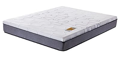 sensoreve Matelas à ressorts ensachés & gel-mousse à mémoire de forme Galice - 140 x 190 x 25cm - Livraison offerte