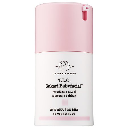 Drunk Elephant t.l.c. sukari Baby facial.