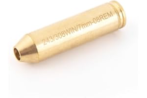 AQACOACH THE GREEN SOLUTION 308 7.62mm Bore Sight Red Dot Patrone mit 2 Sätzen Batterien