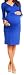 Happy Mama Women's Maternity Nursing Pencil Long Sleeve Dress 6801p (Royal Blue, UK 14, 285 (6801) ROYAL BLUE XL UK 14 )