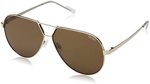 Quay Australia Sunglasses Quay Australia Super Nova Sunglasses in Gld/Brn