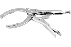 Pince de Filtre à Huile 10inch, Keenso Outil de Dépose de Clé de Filtre à Huile de Voiture Réglable