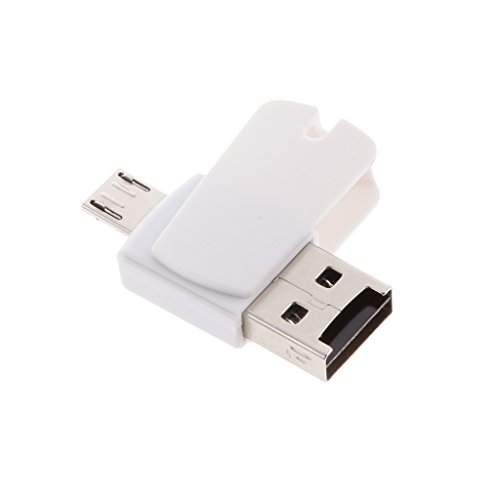 MagiDeal USB OTG Micro SD 2 In 1 Kartenleser Adapter für PC Smartphone Tablet - 4