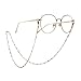 Produktbild Susulv Gargantilla de Punk Anti-Slip Goldene Kreuz Sonnenbrille Kette Brillenband Cords Sonnenbrille Halter Einfachheit Lanyard Halskette Brille Halter Halsband Strap Für Männer Collar