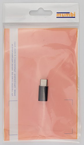 2x mumbi Adapter USB 3.1 Typ C (Stecker) auf Micro USB (Buchse) in schwarz - 6