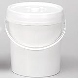 Lockweiler 106431177 Windeleimer mit Deckel, 11 L, Durchmesser 27 cm, weiß