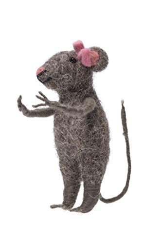 De Kulture Works Hand Made Felt Minnie Mouse Decorative 2x2x4 (LWH) (Multicolour)