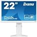 Produktbild Iiyama ProLite B2280HS, 21.5, White TFT screen, 16:9, B2280HS-W1 (TFT screen, 16:9 incl.: cable (DVI), power cable, QSG,)