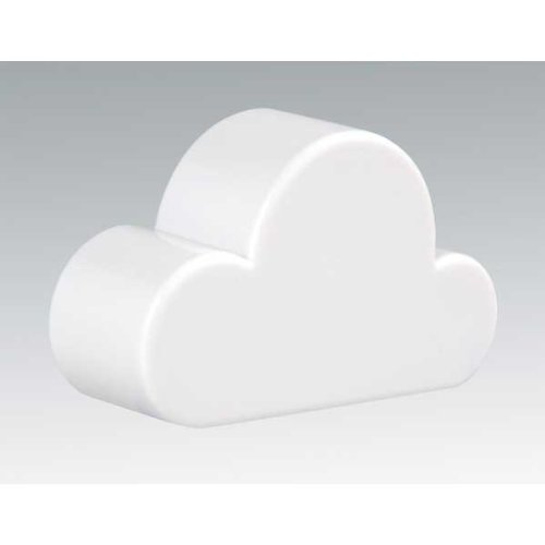BestOfferBuy Neuheit Wolke Form Magnet Schlüssel Halterung Weiß - 4