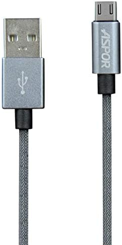 ASPOR A157 Micro USB Data Cable - 1.2 Meters (Black)