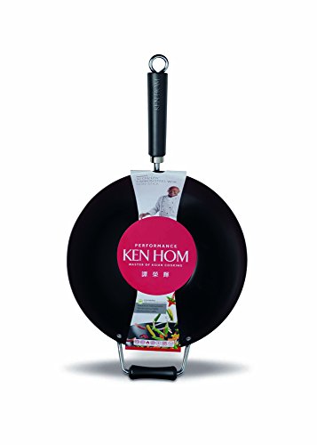 Preisvergleich Produktbild Ken Hom KH232001 Karbonstahl, Schwarz, 32 cm