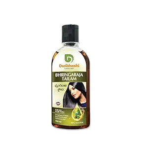Dwibhashi Bringraj Tailam | Hair Oil For Deep Conditioning - Controls Hair Fall, Makes Hair Strong |100 ML