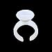 Approx.100pcs Eyelash Extension Disposable Glue Holder Rings 2-Slot S