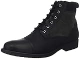 Verschluss: Reißverschluss Geox Herren U Jaylon E Klassische Stiefel, Schwarz (Black C9999), 46 EU