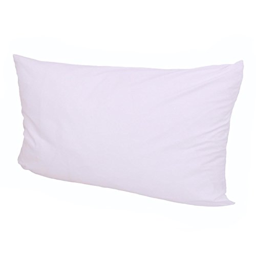 Kissenbezug 30×50 cm, Uni Weiß, Baumwolle Linon, einfarbig, kochfest, pflegeleicht, schadstoffgeprüft, Reißverschluss, Kissenhülle, Kissen, Dekokissen, Sitzkissen, Sofakissen, Couchkissen, bedrucken, besticken, färben - 2