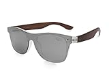 Patillas de MADERA Gafas de lente plana MOSCA NEGRA modelo MIX PLATZ\"La Dolce Vita\" - Patillas madera