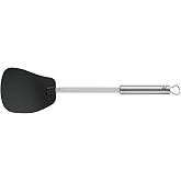 WMF Profi Plus Wok Shovel 35 cm, Synthetic Material, Partially Matt Cromargan Stainless Steel, Plastic Front, Dishwasher Safe