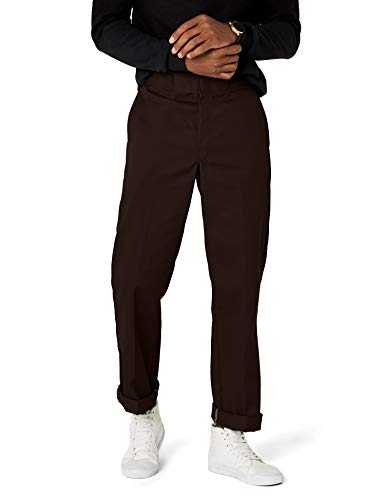 Dickies Men's Original 874 Work Pant, Pantalones Para Hombre, Marrón (Dark Brown), 32W x 32L