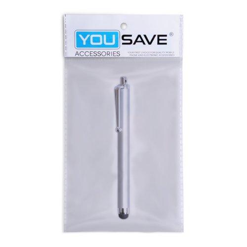 LG Optimus L9 Touch Screen Griffel Stift Silber - 2