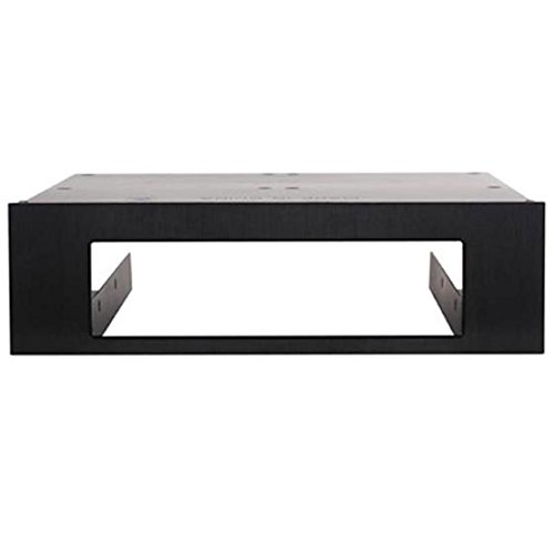 SilverStone SST-FP55B – Front Panel Adapter 5.25″ auf 3.5″ mit Halterung für 2x 2.5″ HDD/SSD, schwarz - 2
