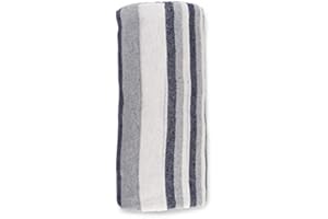 CosìCasa Copriletto Singolo Primaverile Estivo In Cotone a Righe [170x250] | Coperta Letto Singola Cotone Fantasia Rigata | Lenzuolo Singolo Leggero | Telo Arredo Copritutto Colorato Grigio 1P