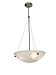 Produktbild Access Lighting 23072-BS/ALB Noya Four Light 18-Inch Diameter Pendant with Alabaster Glass Shade, Brushed Steel Finish by Access Lighting