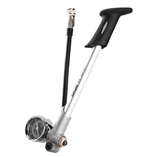 Preisvergleich Produktbild B5645ellsGIYO GS-02 300PSI Hochdruckrad Vorderradaufhängungspumpe mit Manometer - Silber