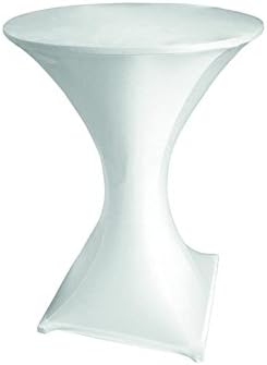 PEREL Cocktail Table Cover - White