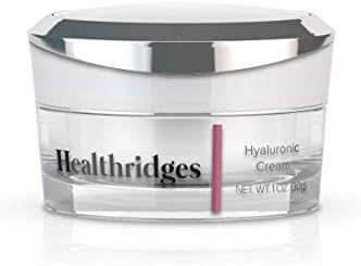 Hyaluronic Acid Face Cream | Natural Anti-Ageing Day &amp; Night Luxury Face Cream by Healthridges | Moisturises &amp; Instantly Brightens Skin | Contains Hyaluronic Acid, Squalane &amp; Jojoba Seed Oil | 30ml